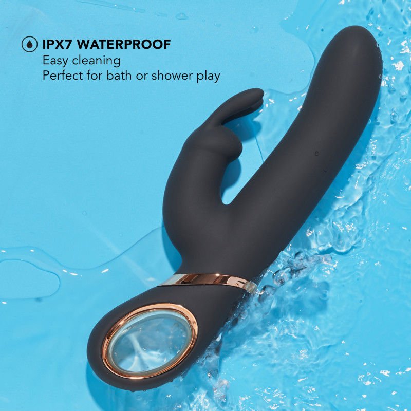 Lush victoria - rabbit vibrator - Product side view  | Flirtybay.com.au